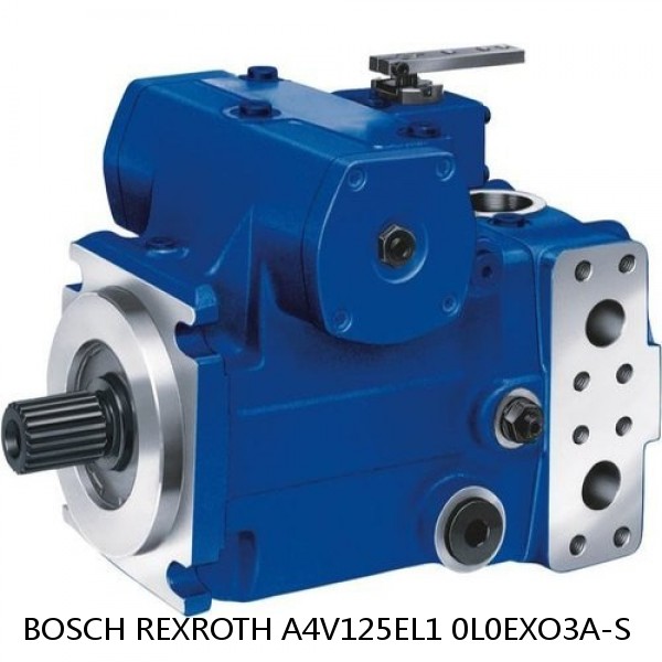 A4V125EL1 0L0EXO3A-S BOSCH REXROTH A4V Variable Pumps