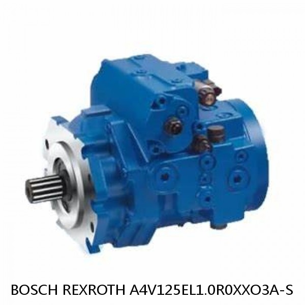 A4V125EL1.0R0XXO3A-S BOSCH REXROTH A4V Variable Pumps