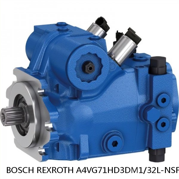 A4VG71HD3DM1/32L-NSF10F021S-S BOSCH REXROTH A4VG Variable Displacement Pumps #1 small image
