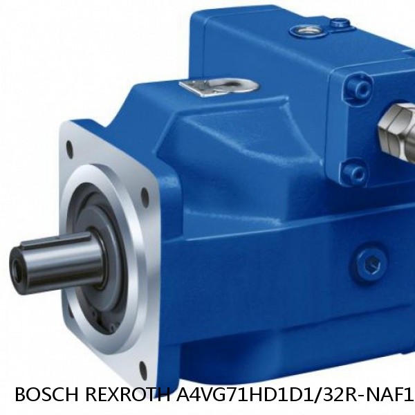 A4VG71HD1D1/32R-NAF10K071E-S BOSCH REXROTH A4VG Variable Displacement Pumps