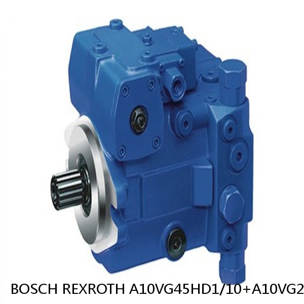 A10VG45HD1/10+A10VG28EP1/1 BOSCH REXROTH A10VG Axial piston variable pump