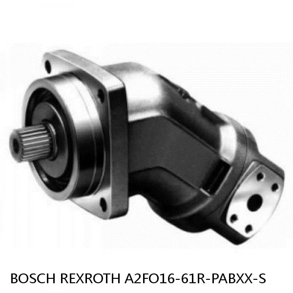 A2FO16-61R-PABXX-S BOSCH REXROTH A2FO Fixed Displacement Pumps #1 small image