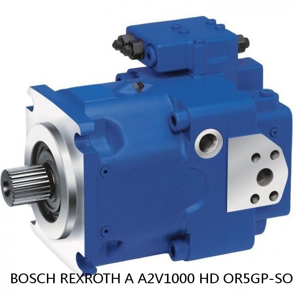 A A2V1000 HD OR5GP-SO BOSCH REXROTH A2V Variable Displacement Pumps
