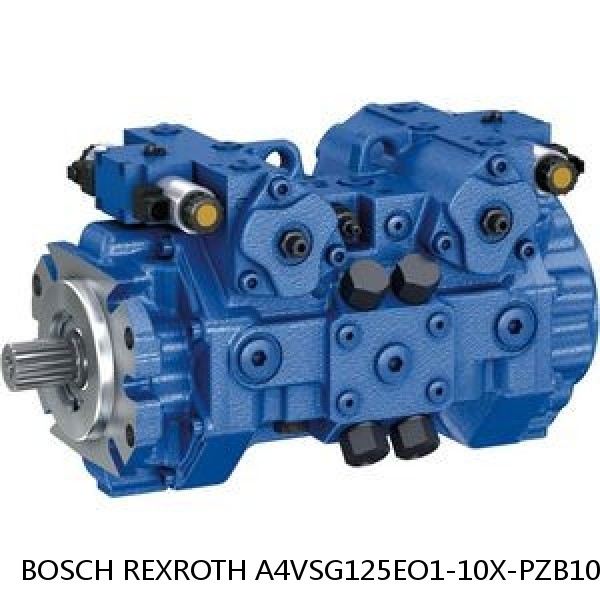 A4VSG125EO1-10X-PZB10N009N BOSCH REXROTH A4VSG Axial Piston Variable Pump #1 image