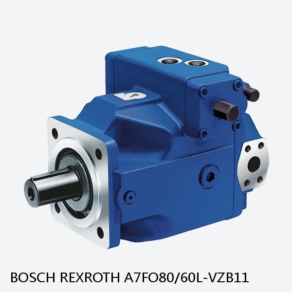 A7FO80/60L-VZB11 BOSCH REXROTH A7FO Axial Piston Motor Fixed Displacement Bent Axis Pump #1 image