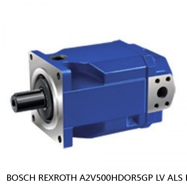 A2V500HDOR5GP LV ALS LR BOSCH REXROTH A2V Variable Displacement Pumps #1 image